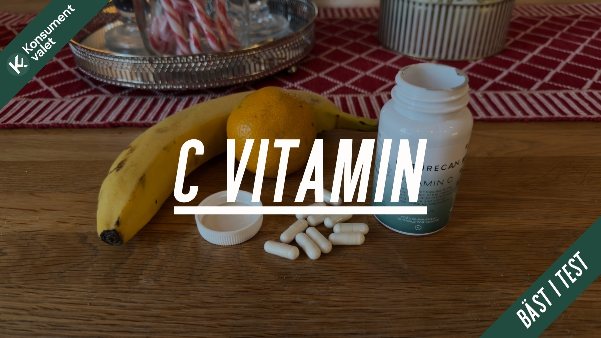 C Vitamin bäst i test