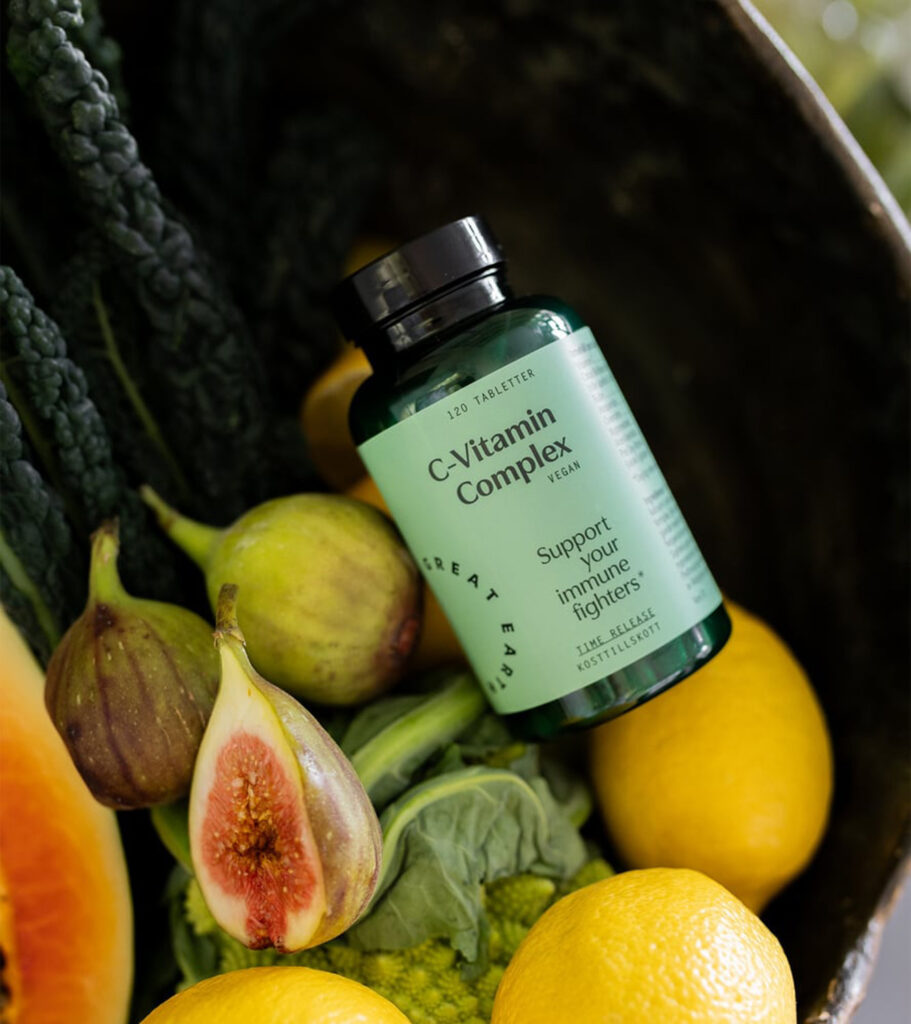 Great Earth vitamin C bland frukt och grönt