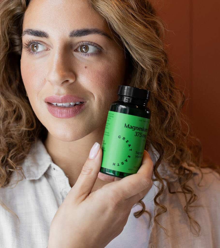 Greath Earth Magnesium i handen