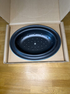 Lockets undersida till gjutjärnsgryta kockums jernverk