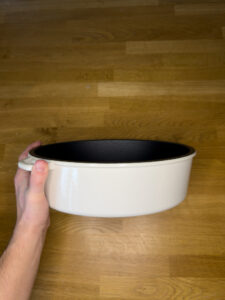 Sidan kockums jernverk gjutjärnsgryta 3L