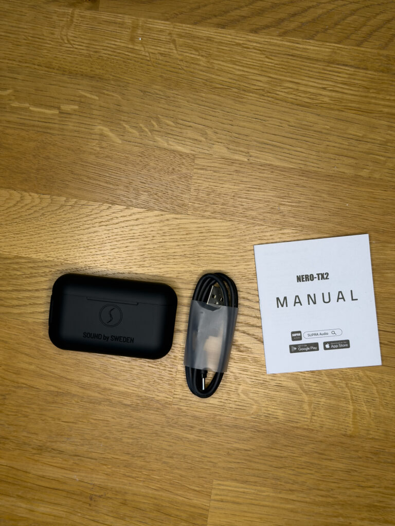 Pakets innehåll för SUPRA NERO-TX2