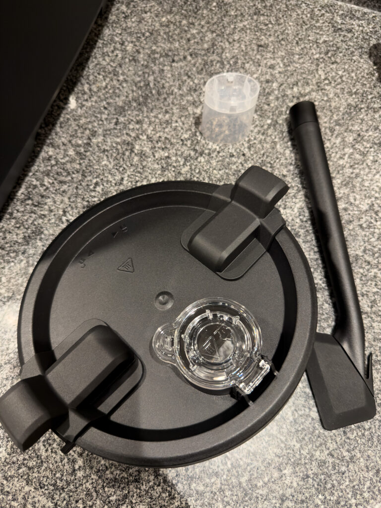 Luftätt lock till skål + slev