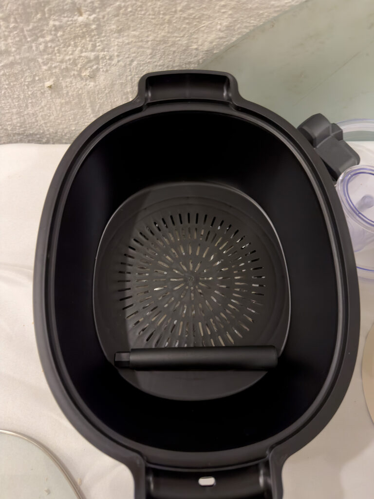 Skål till ångning av mat