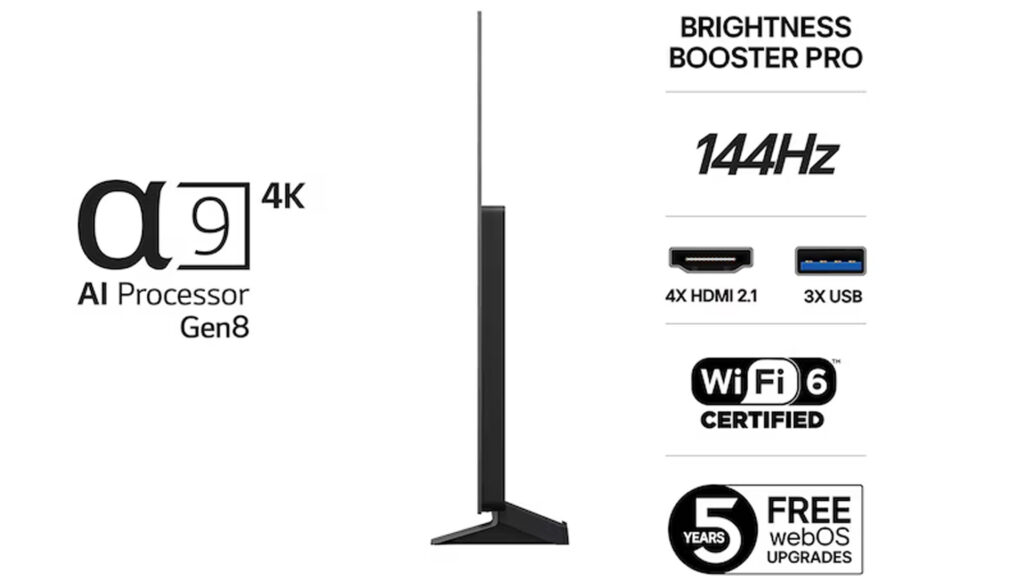 LG 55 C5 4K OLED infografik