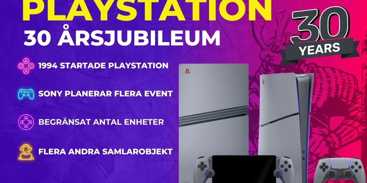 Playstation planerar 30-årsjubileum